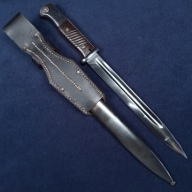 German WW2 M84-98 Mauser K98 Bayonet, Dated 1940 by F. W. Höller 2